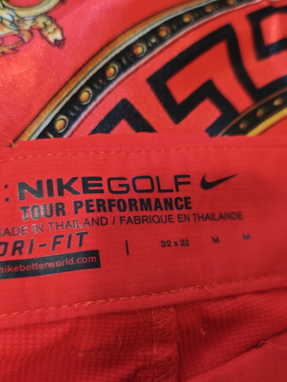 Nike Golf Red Tour Performance Dri-FIT Men’s Pants Size Medium